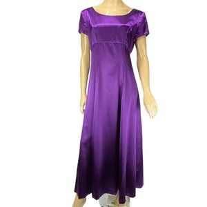 Women's Purple Formal Hand Maid Dress